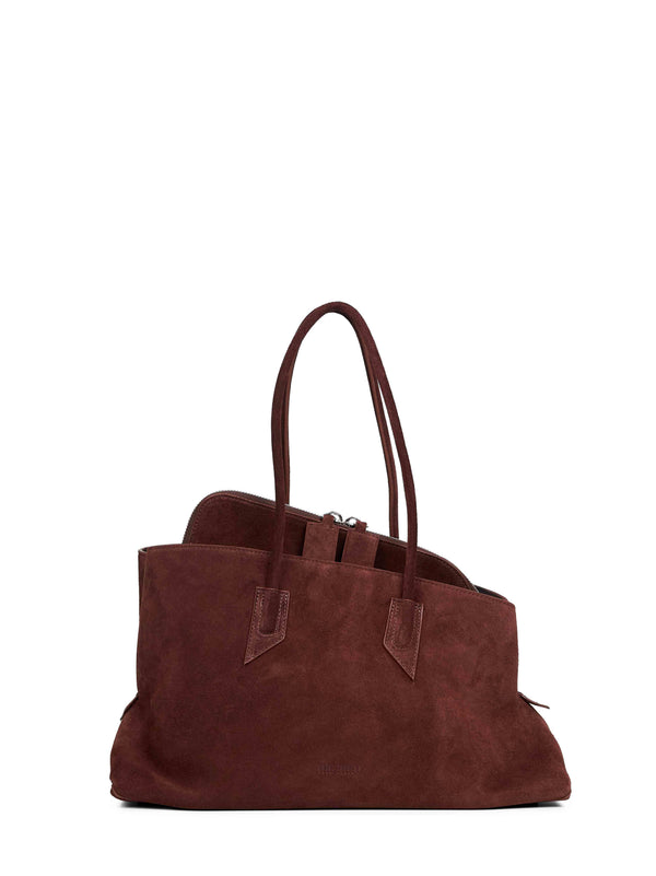 Top Handle Bag La Passeggiata Medium Light Chocolate Brown Calf Leather (bos Taurus) Handbags