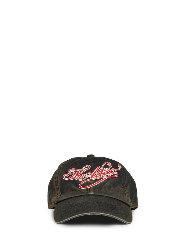 Baseball Cap Black Cotton Denim Hat