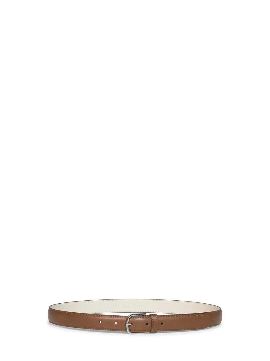 Belt Calf Leather Tiramisu Brown