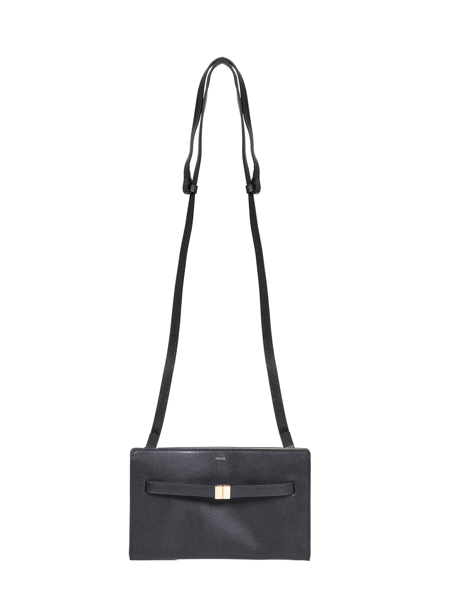 Crossbody Bag Calf Leather — Black