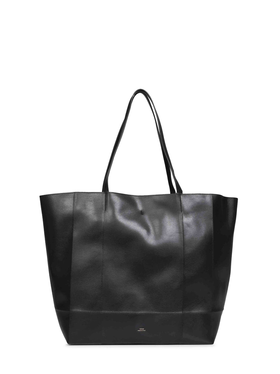 Tote Bag Roam Black Calf Leather Shoulder