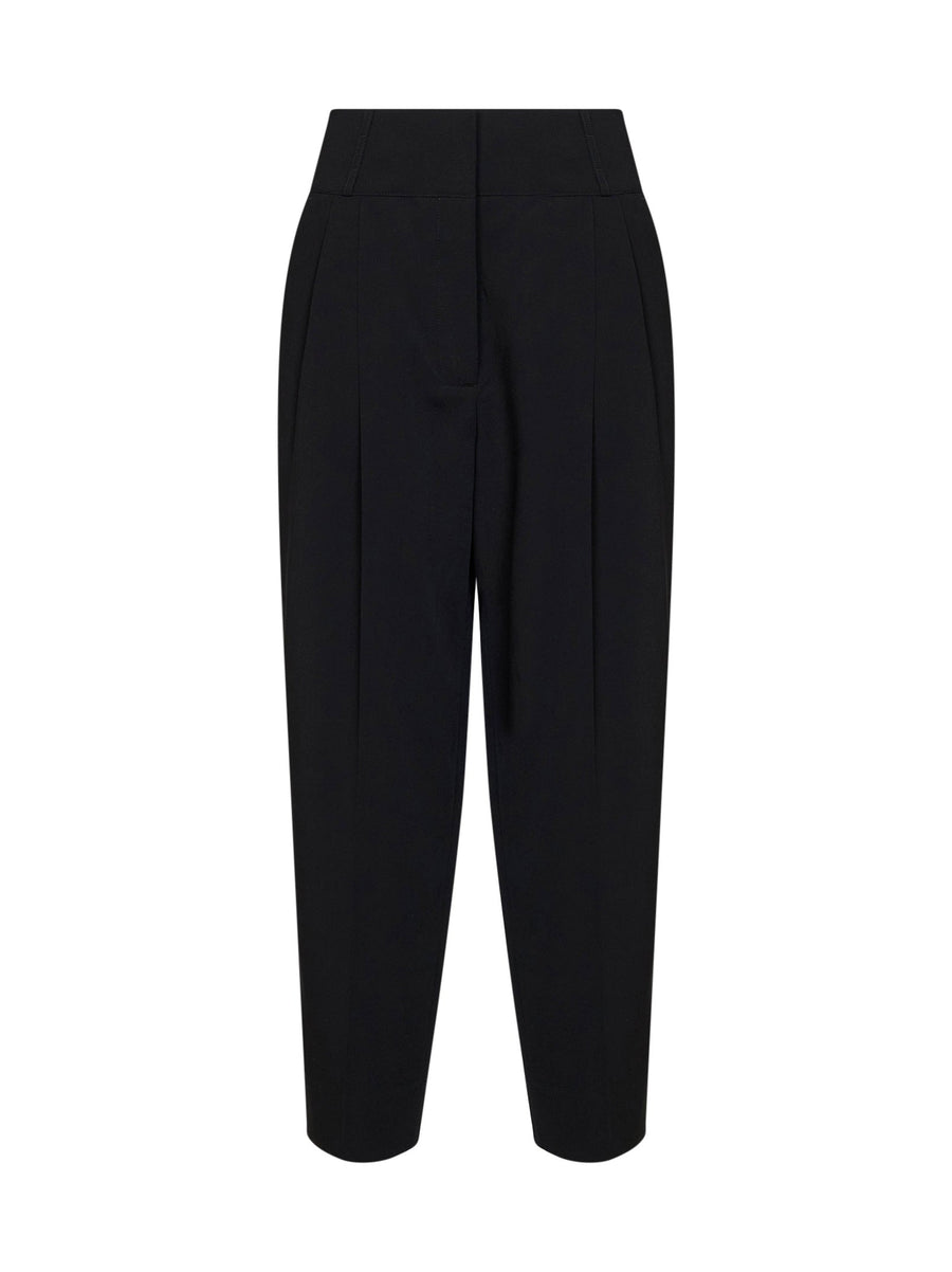 Trousers Balloon Black Viscose-Wool