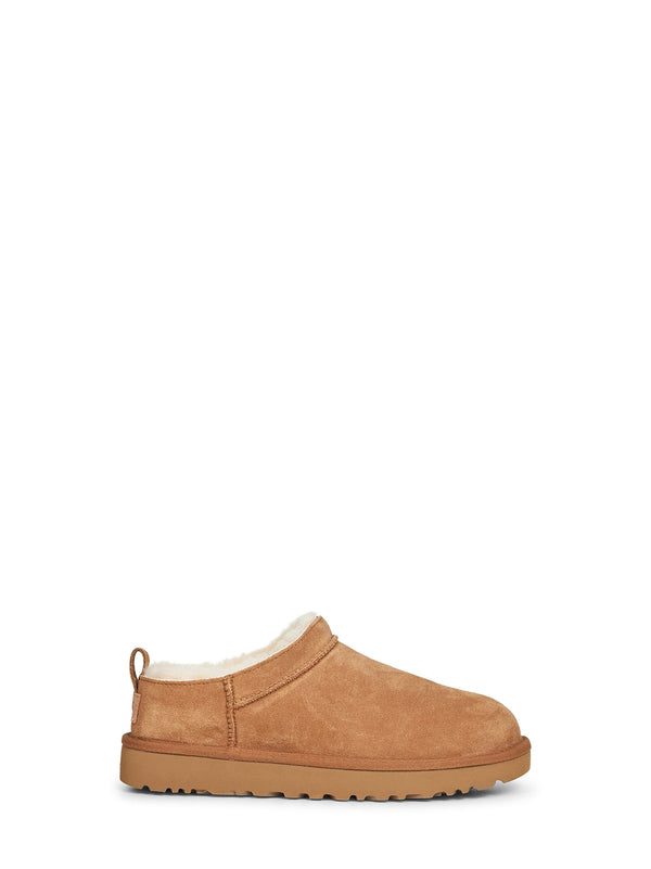 Mules Classic Micro Camel Suede Leather