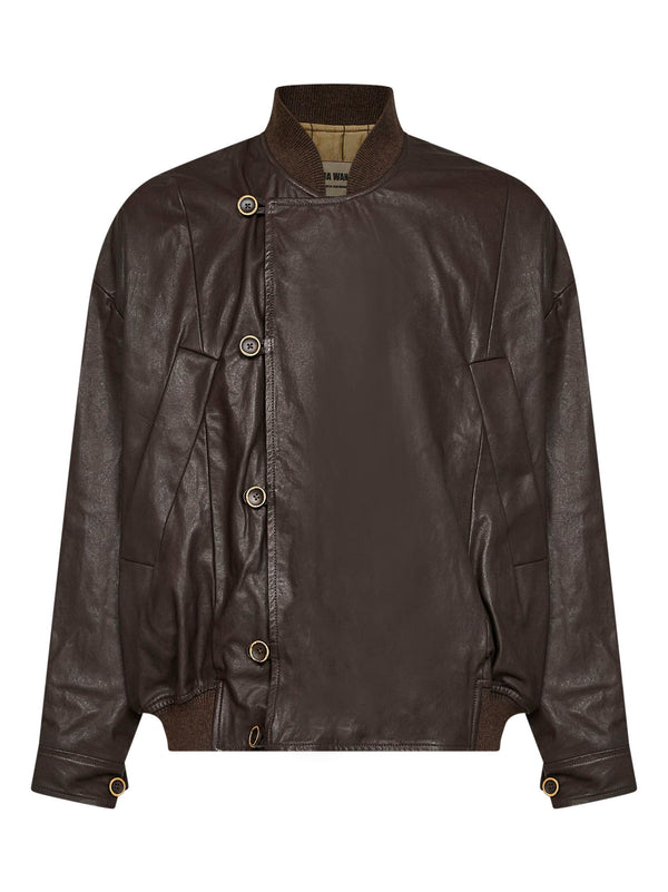 Bomber Jacket Jovan Brown Calf Leather