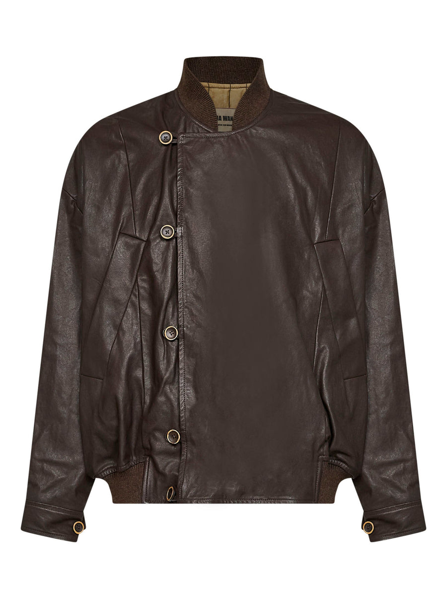 Bomber Jacket Jovan Brown Calf Leather