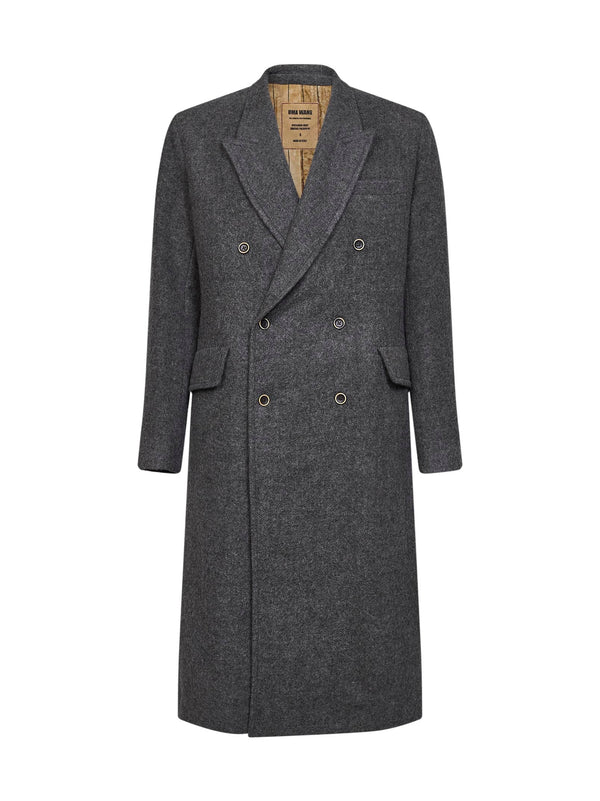 Coat Riccardo Grey Virgin Wool