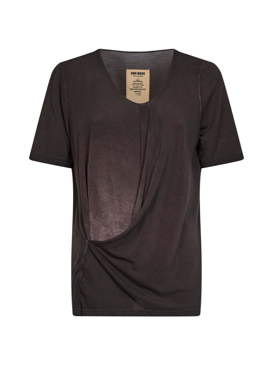 Trap Top Brown Jersey Modal Tops