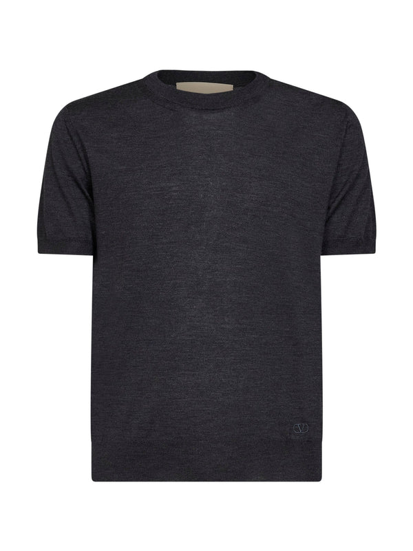 Sweater Vlogo Dark Grey Cotton