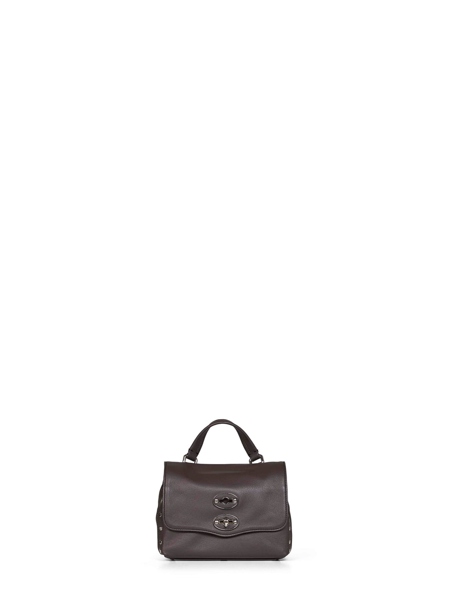 Handbag Baby Postina Brown Bovine Leather Handbags