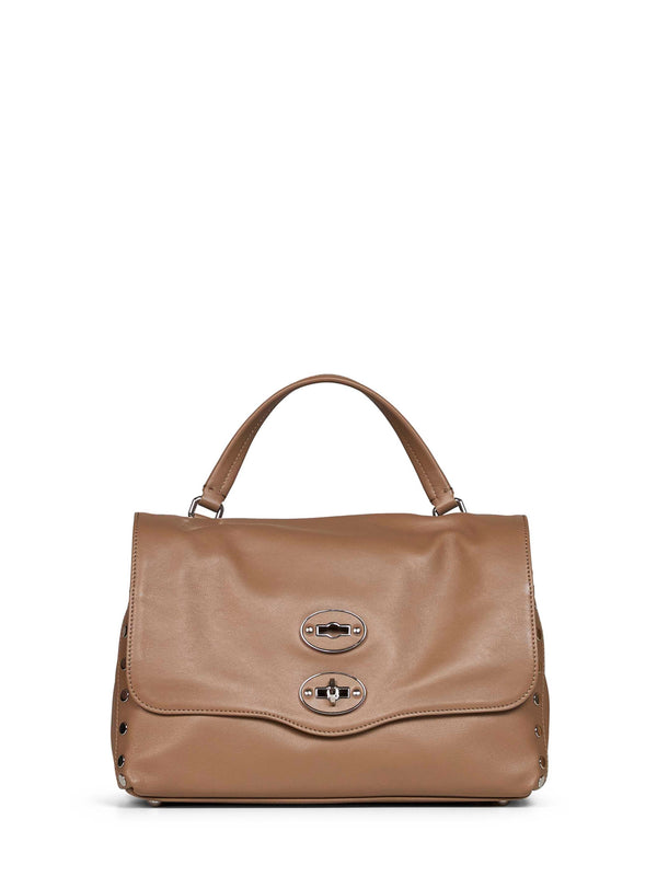 Handbag Small Postina Grey Timo Di Ravenna Bovine Leather Handbags