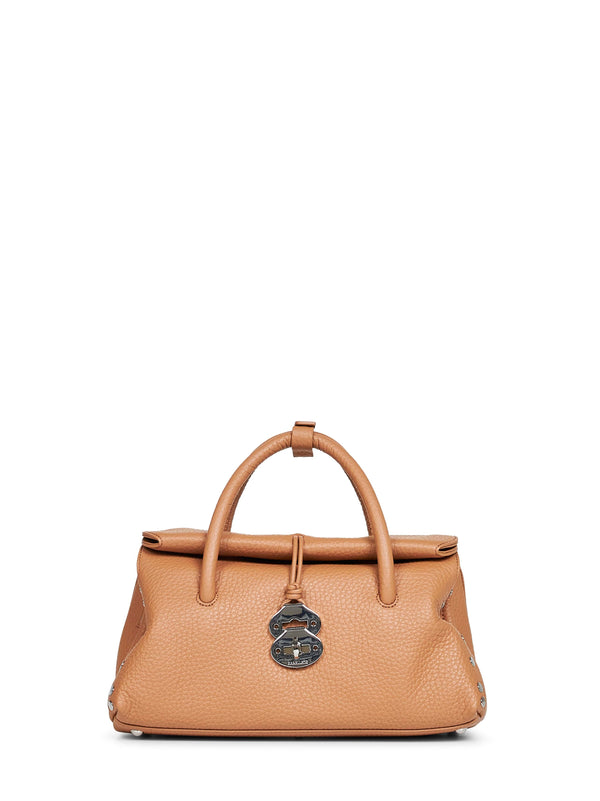 Handbag Dotta Small Amaretto Brown Bovine Leather Handbags