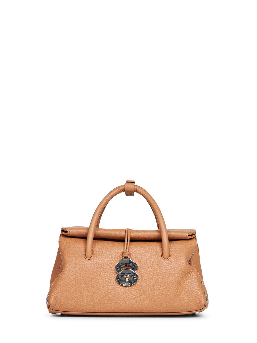 Handbag Dotta Small Amaretto Brown Bovine Leather Handbags