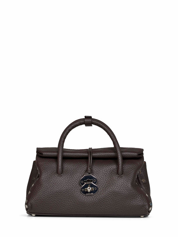 Handbag Dotta Small Brown Bovine Leather Handbags