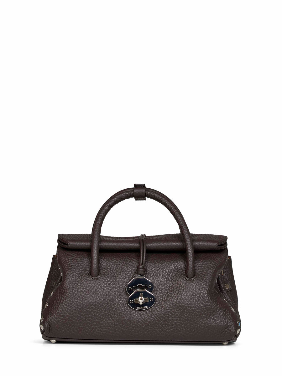 Handbag Dotta Small Brown Bovine Leather Handbags