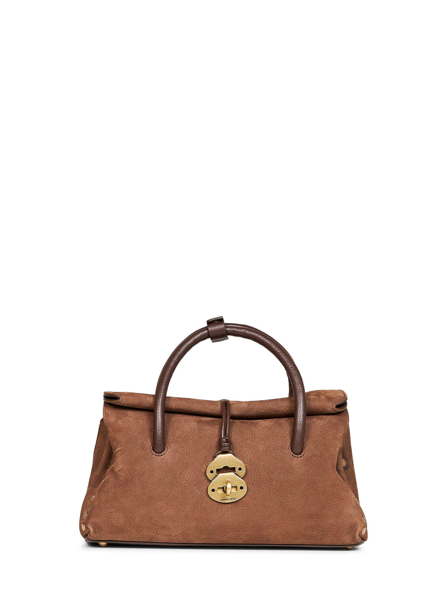 Handbag Dotta Small Brown Bovine Leather Handbags