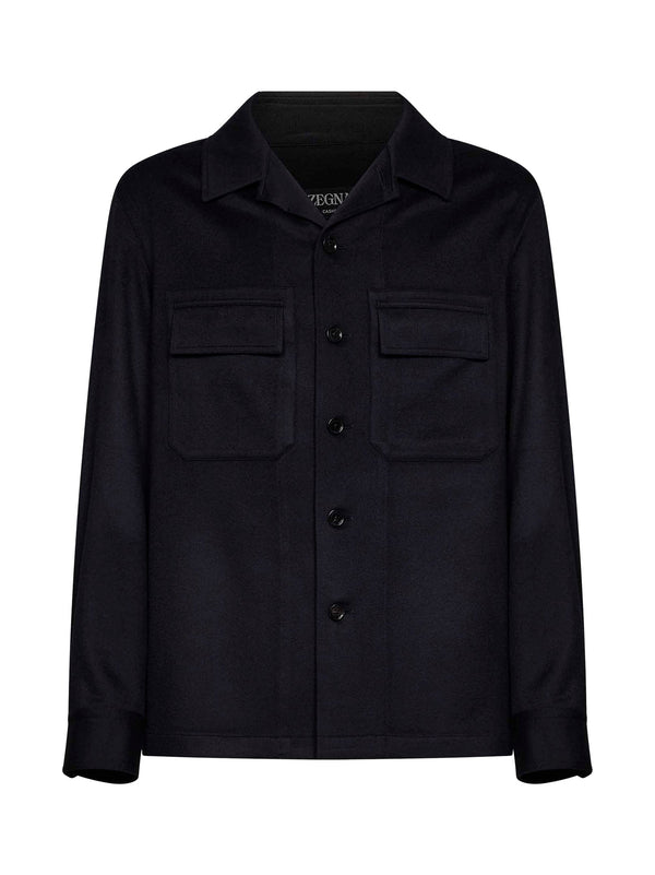Overshirt Oasi Cashmere Alba Blue Shirt