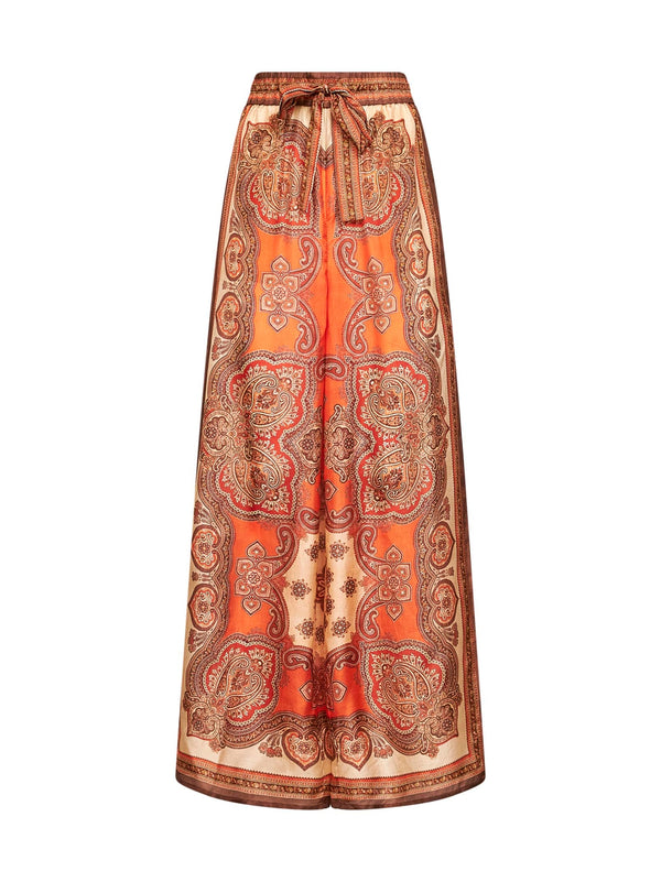 Trousers Mahon Tangerine Silk Multicolour