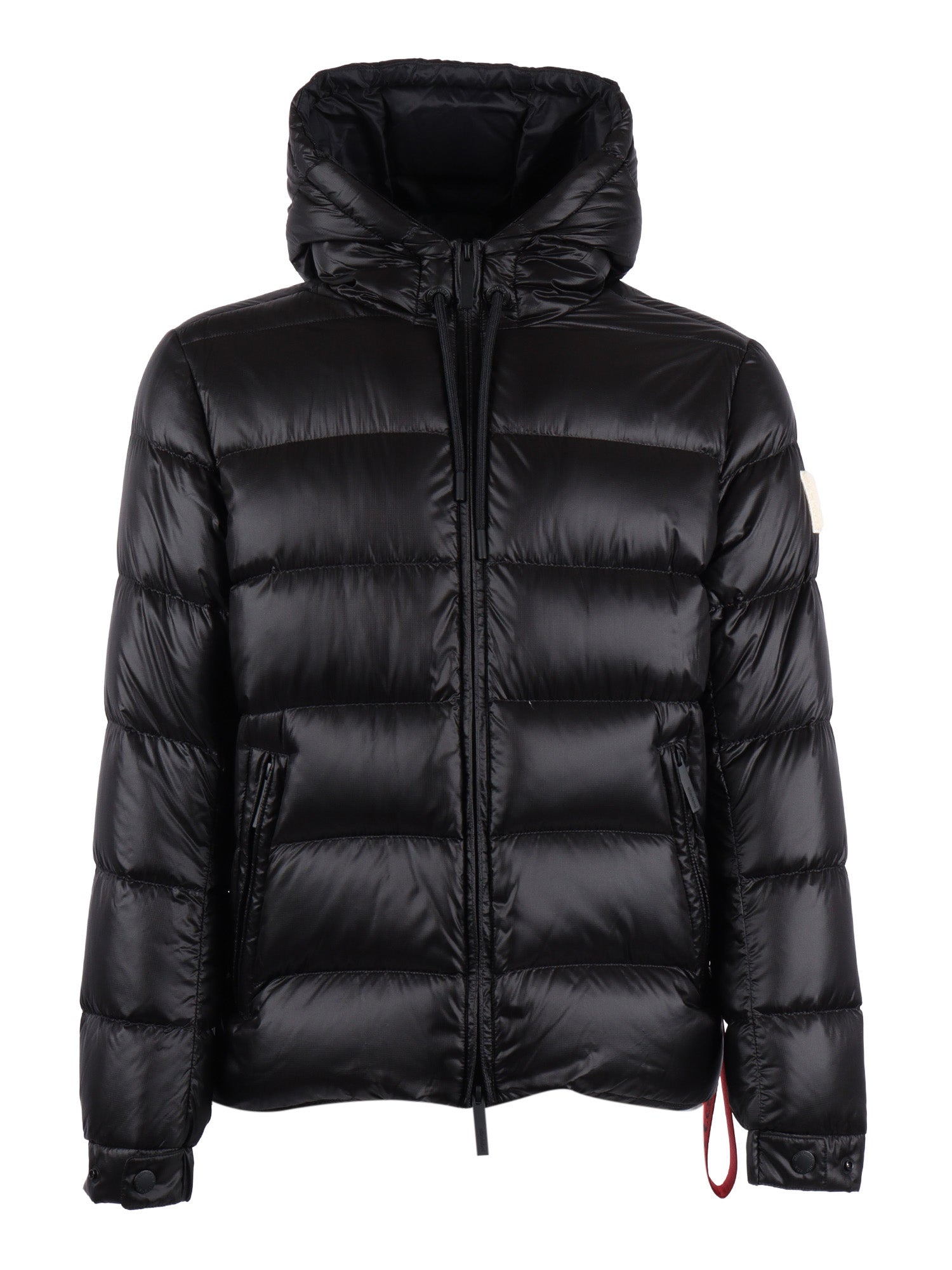 Mens Outerwear Black Polyamide Short Puffer