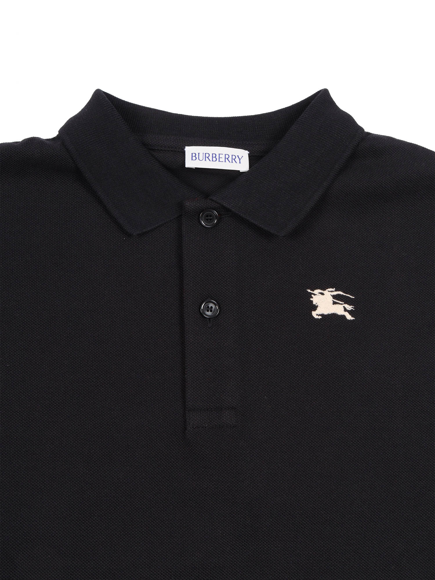 KID BOY POLO SHIRTS Black Cotton