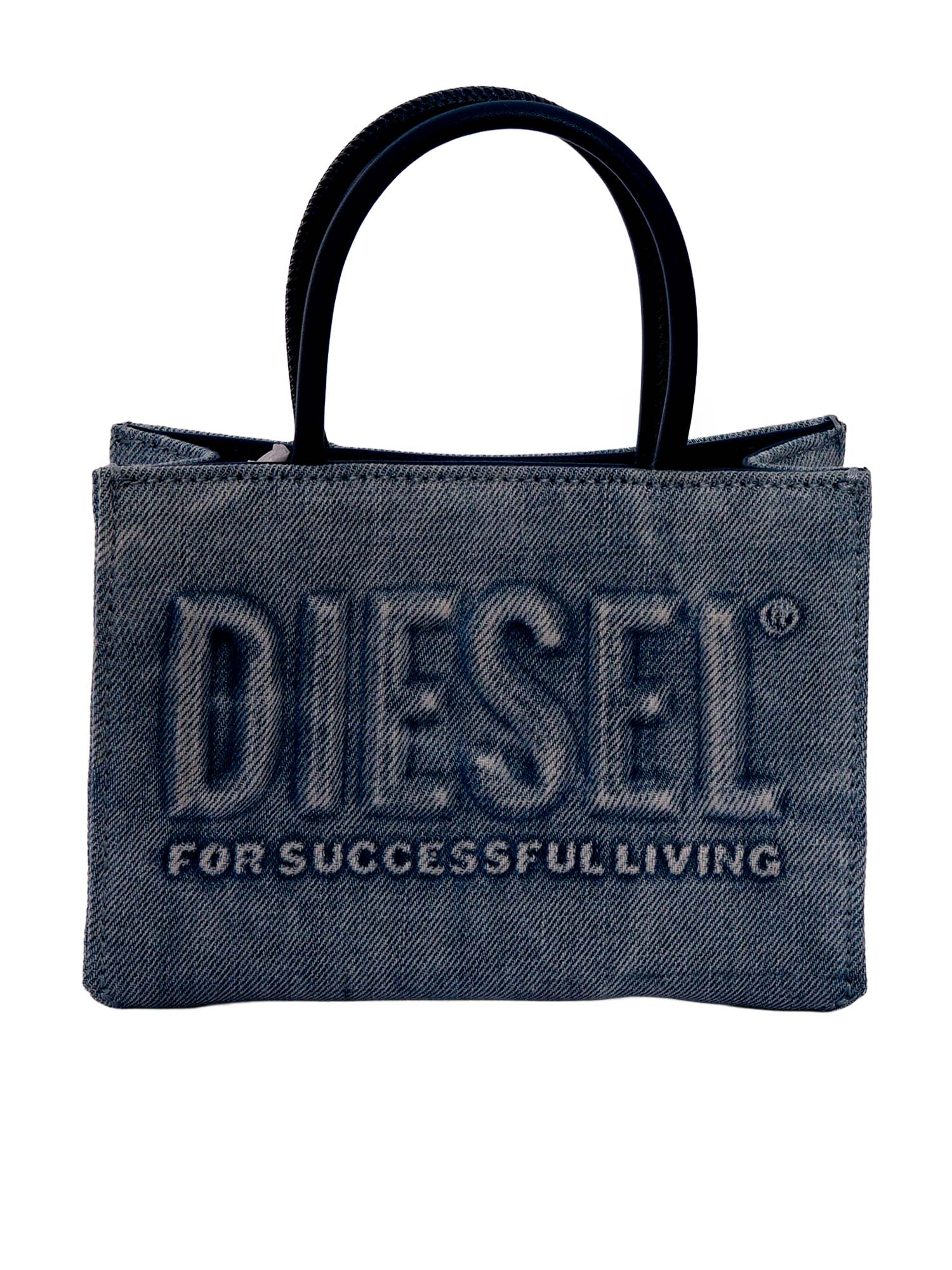 Bags Blue Cotton Polyurethane Polyester Handbag
