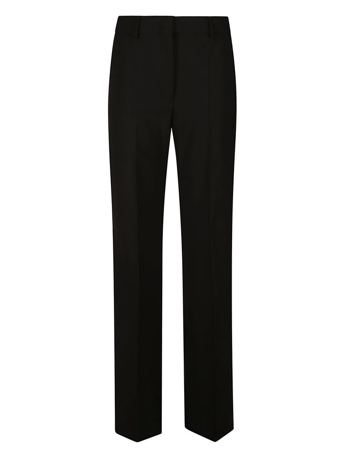 OXALIS Nero Wool. made In Italy. Pantalone
