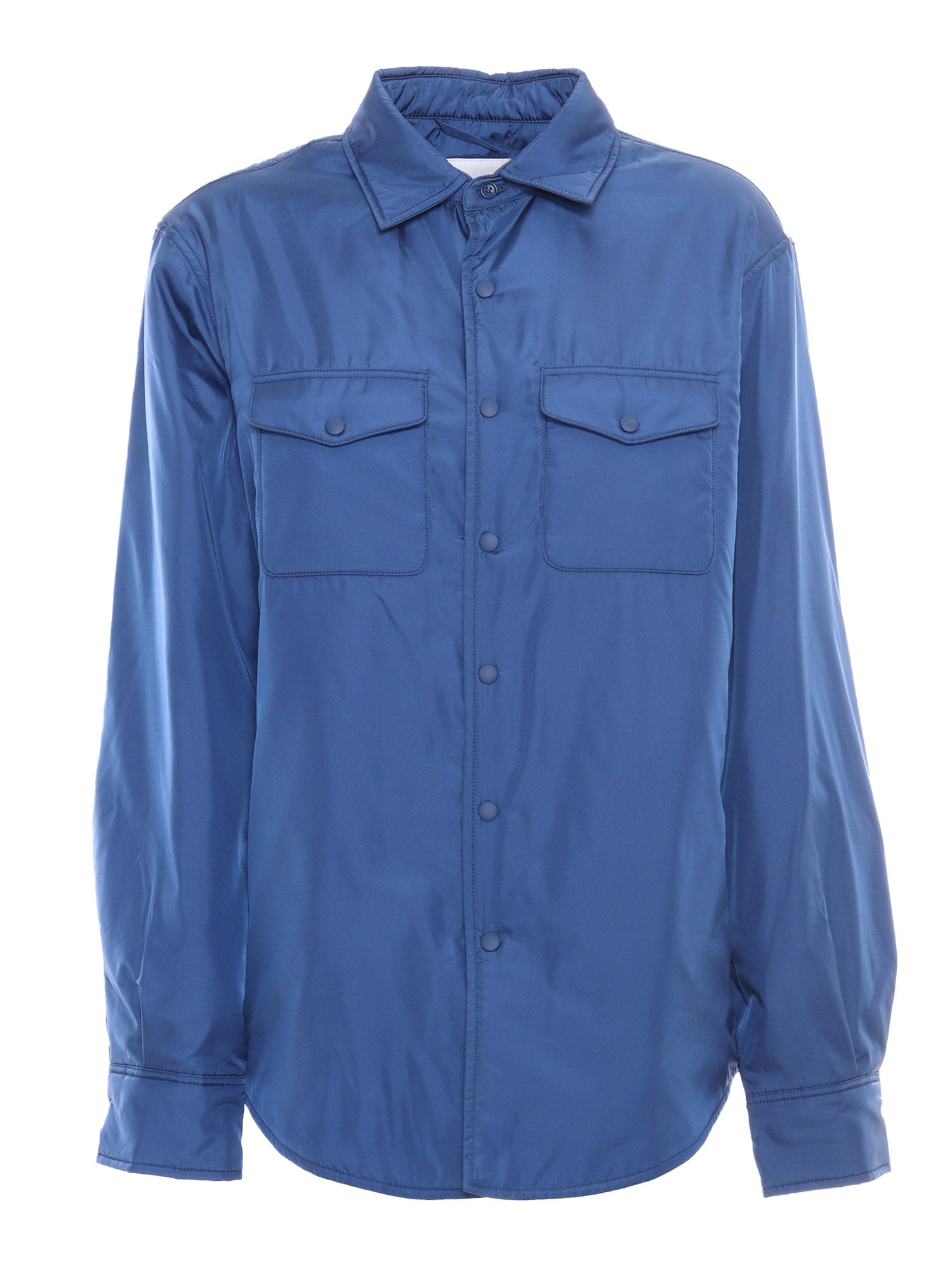13 PIU SHIRT Blue Polyamide