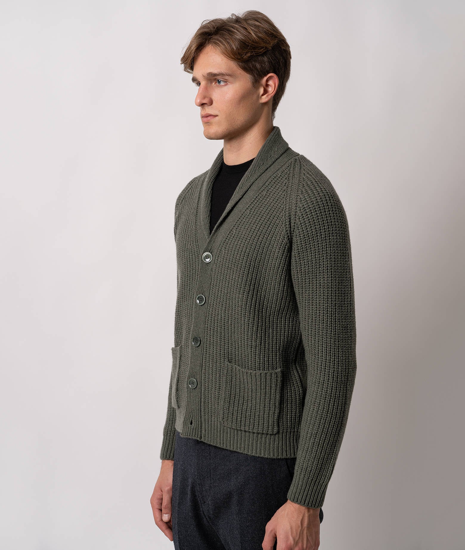 Cashmere Cardigan Innsbruck Blue Knitwear