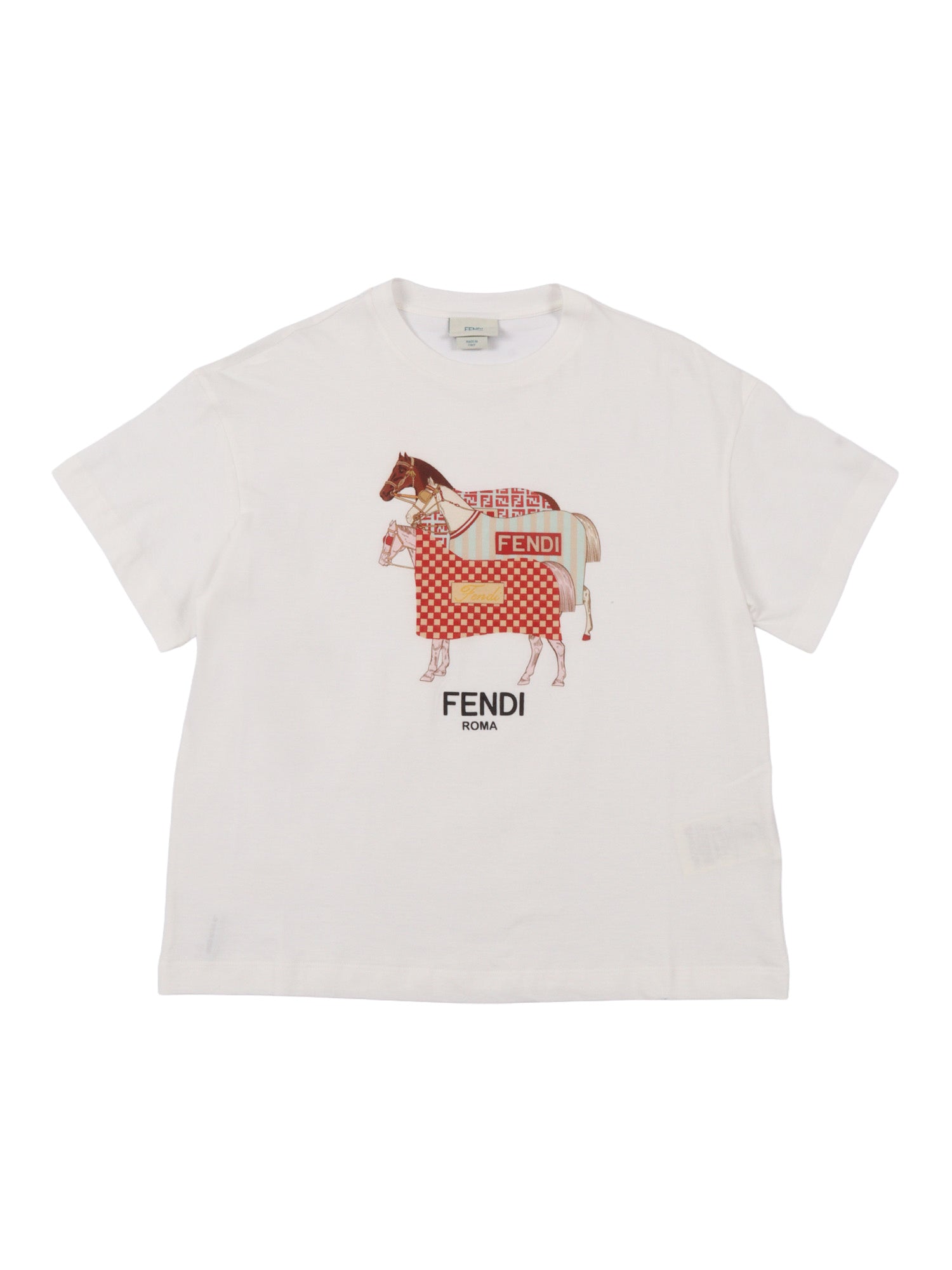 JERSEY T-SHIRT White Cotton Short Sleeves
