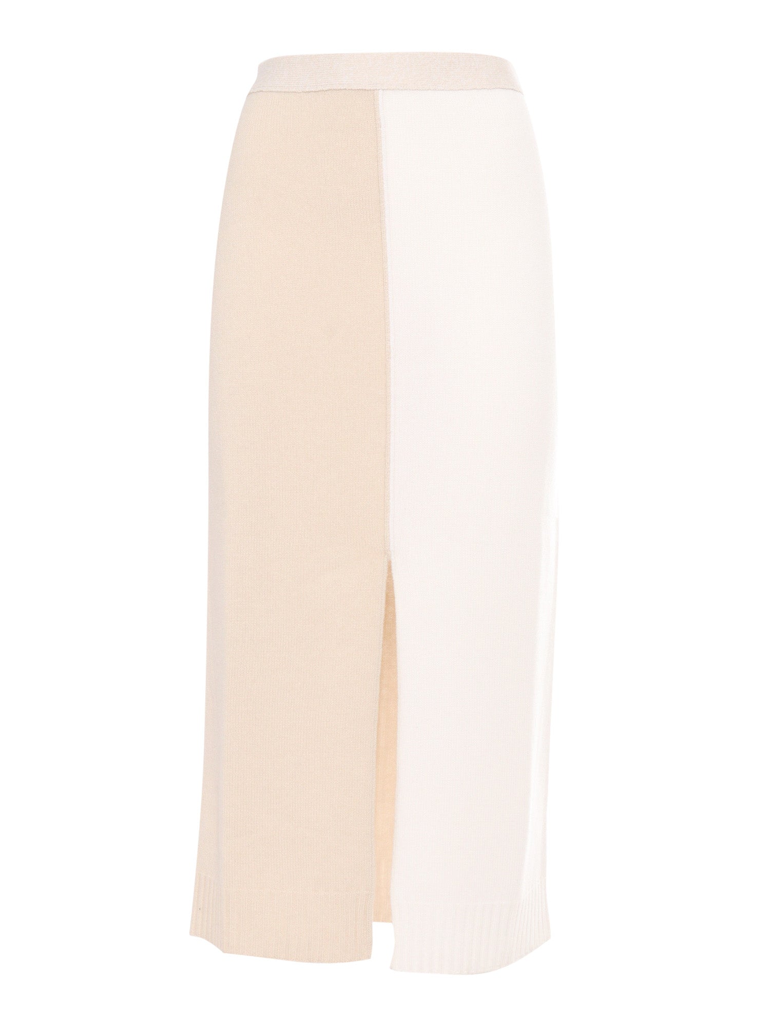 Knit Skirt Beige