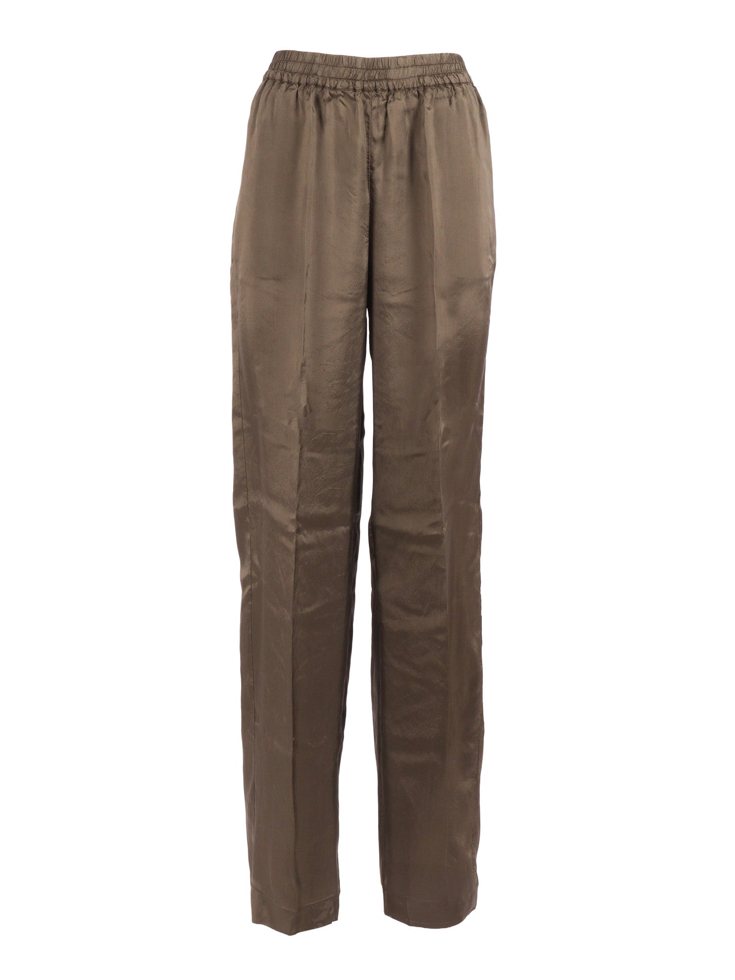 WOMAN PANTS Green Viscose