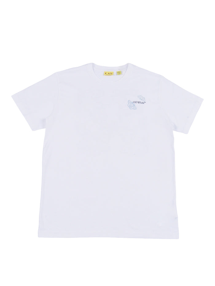 ARROW BUTTERFLY TEE S-S White Cotton Shirt