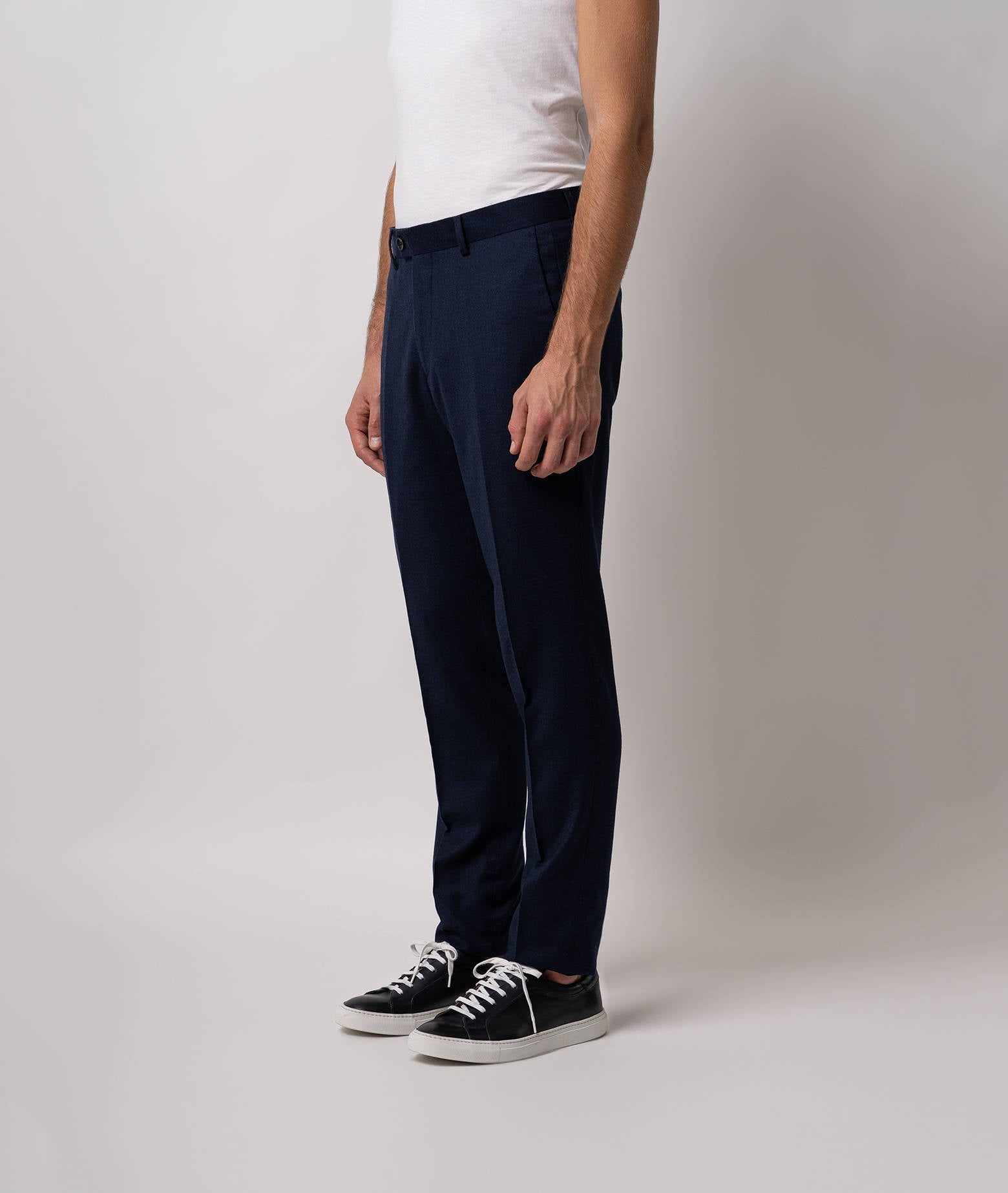 Wool Trousers St.moritz Navy Sportswear