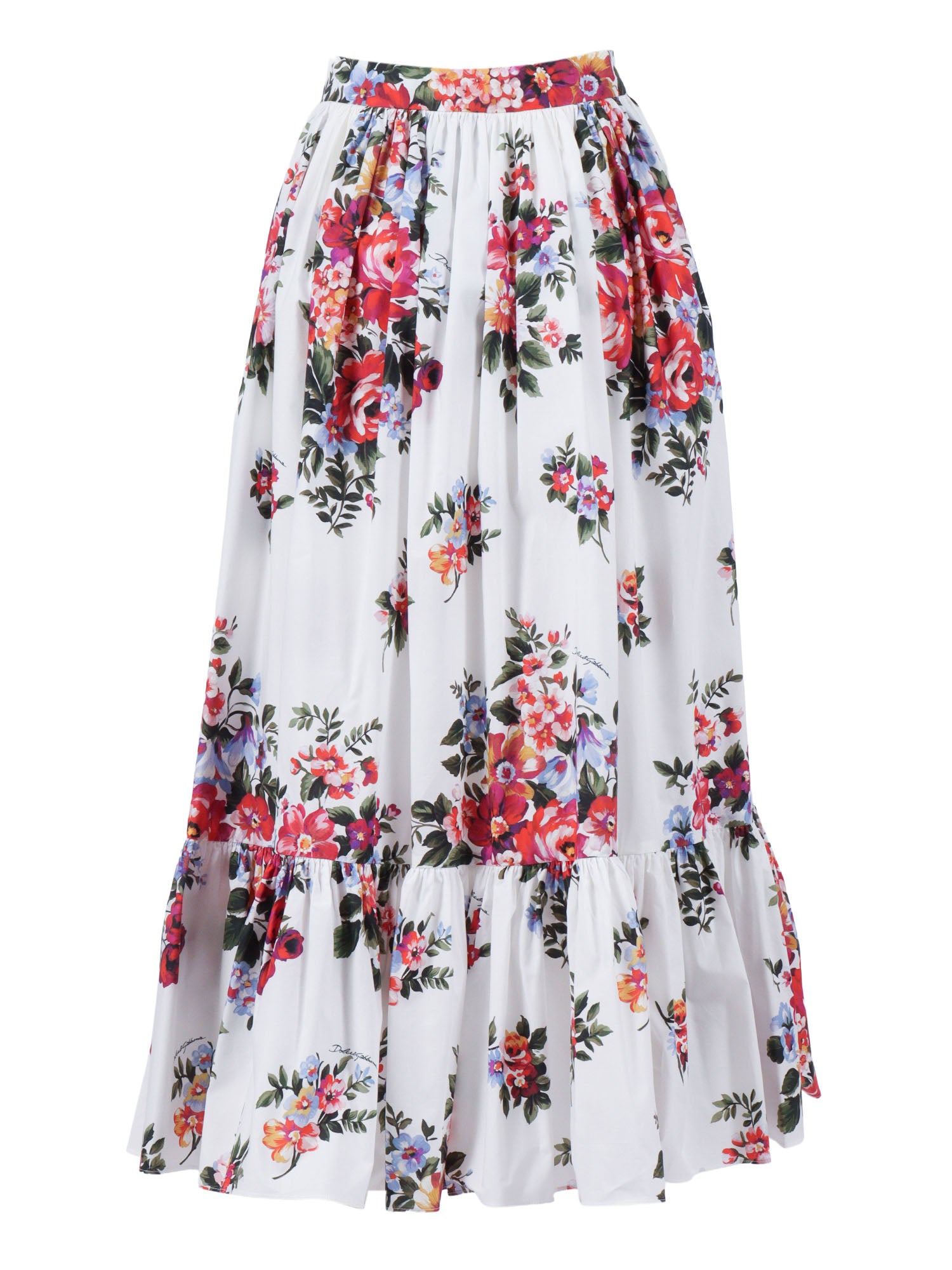 Skirt White Cotton