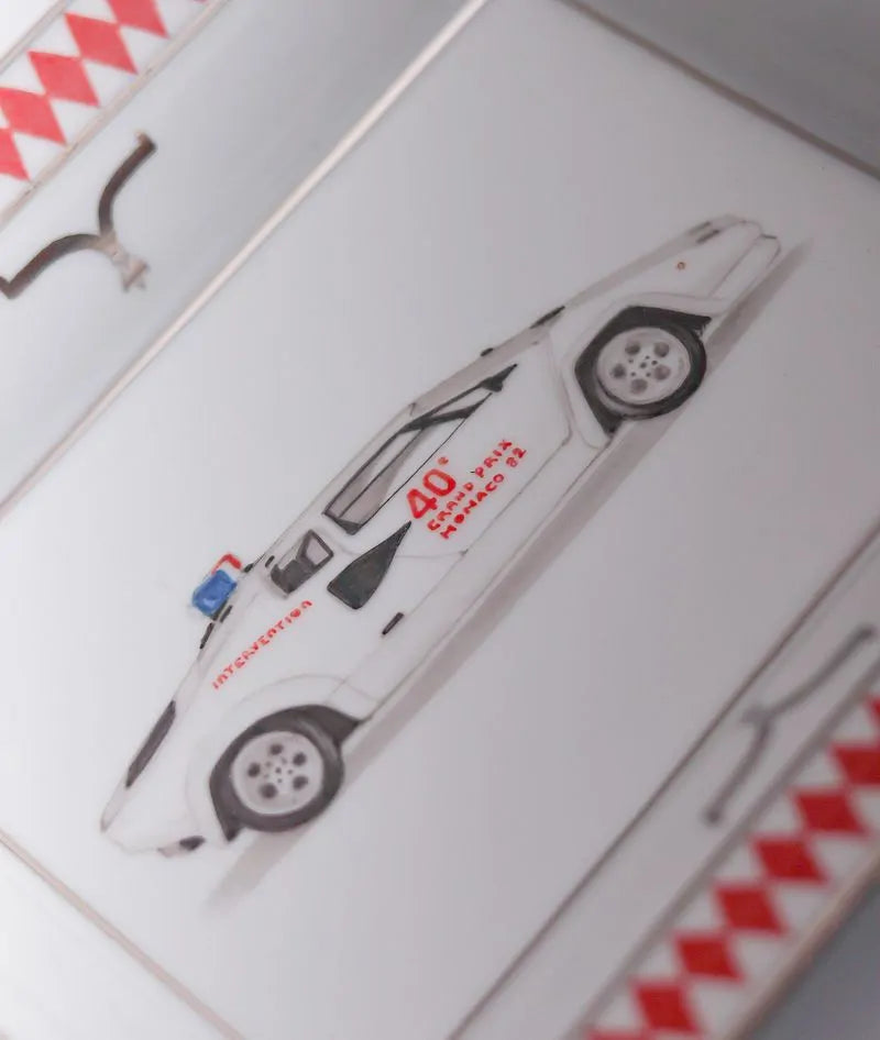 Pocket Emptier Pacecar Monaco 1982 White