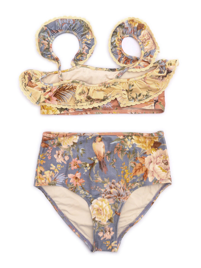 Tallow Kids Frill Bikini Multicolor Polyamide Elastane