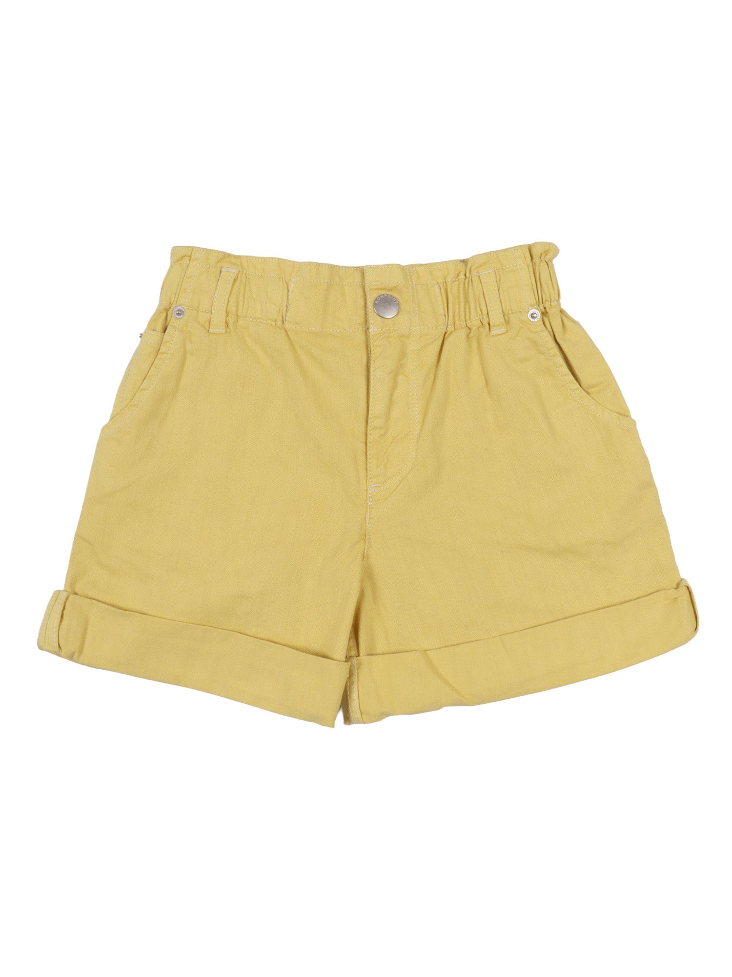 CATHY SHORTS Yellow Organic Cotton