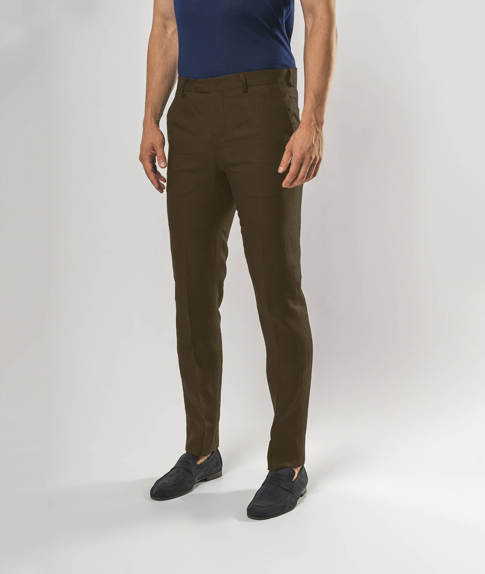 Linen Trousers Marbella White No Pinces