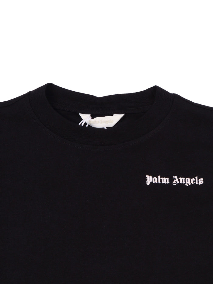 LOGO REG. T-SHIRT S-S GIRL Black Cotton Short Sleeves