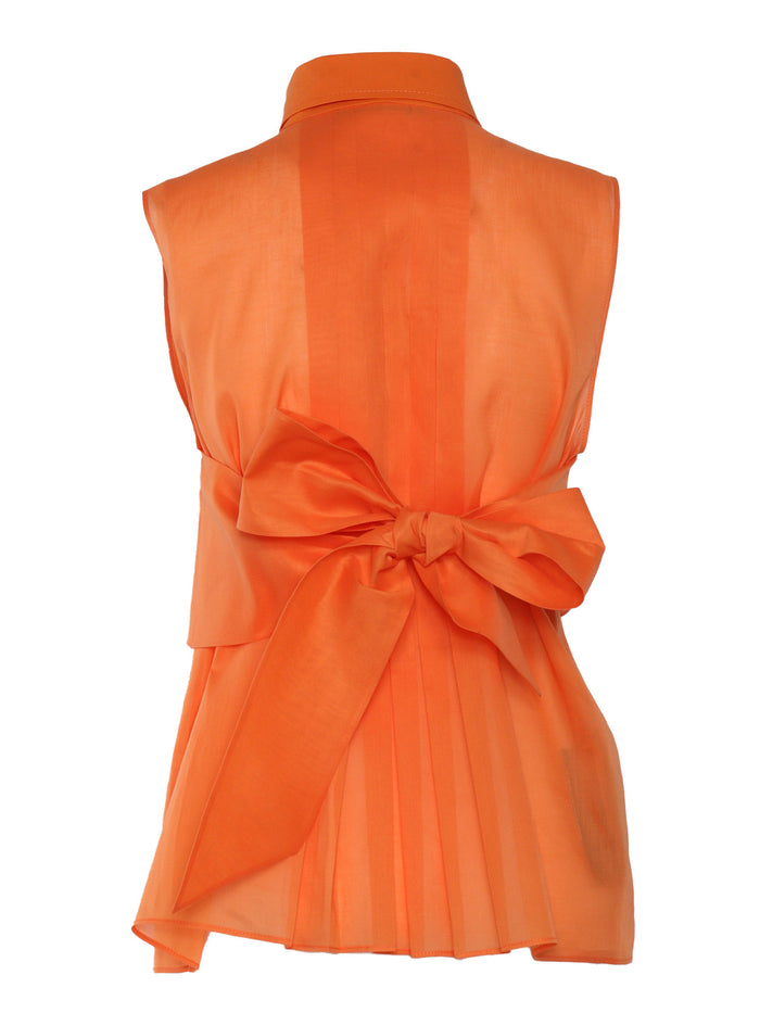 Orange shirt Cotton