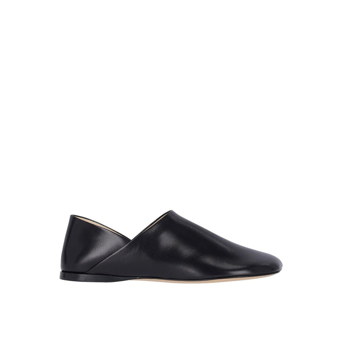 Loewe Slipper Toy Leather Loafers Black Lamb