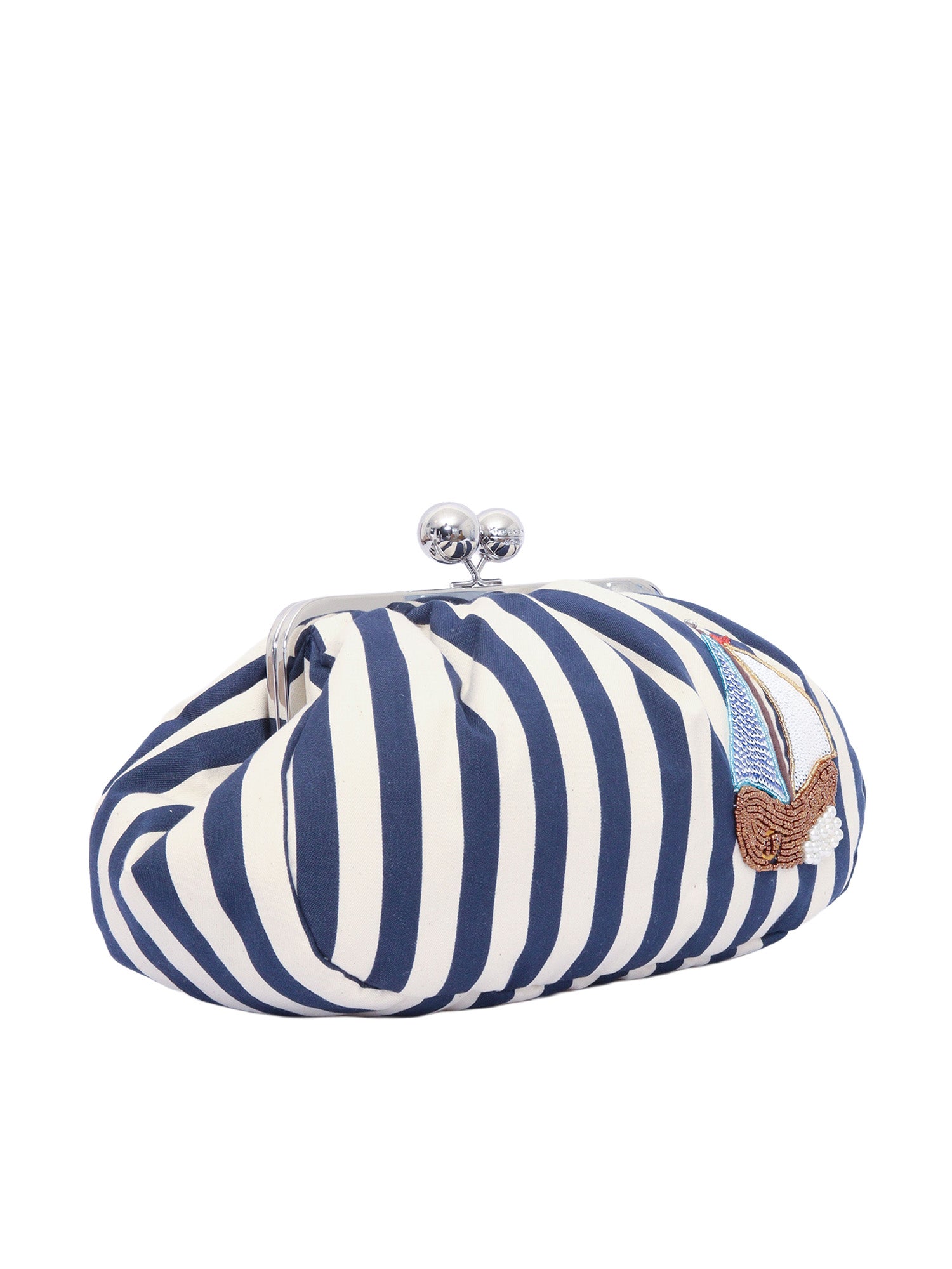 Bag Blue Cotton Polyamide Handbag