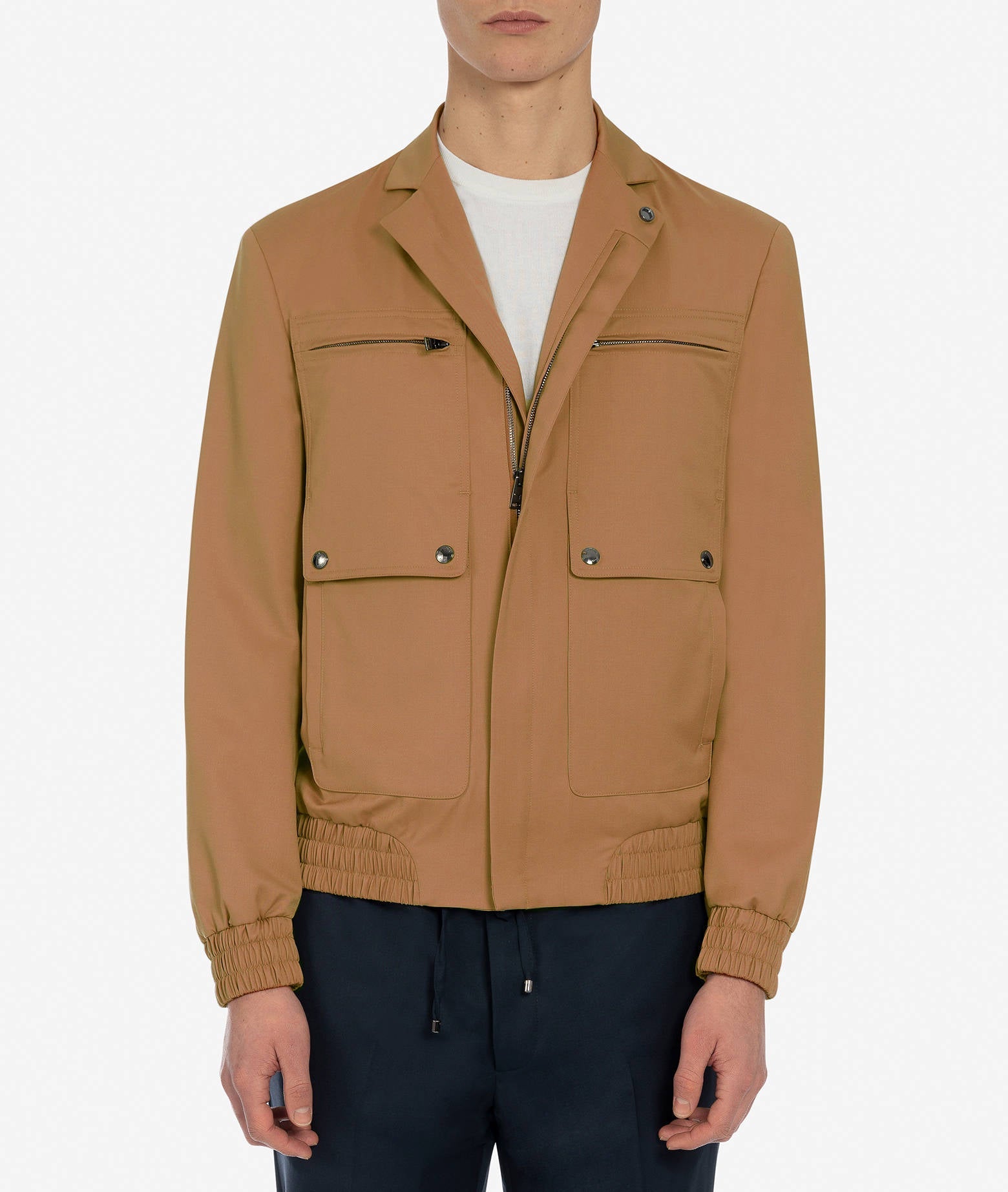 Wool Jacket Croker Lightgray Sportwear Blouson