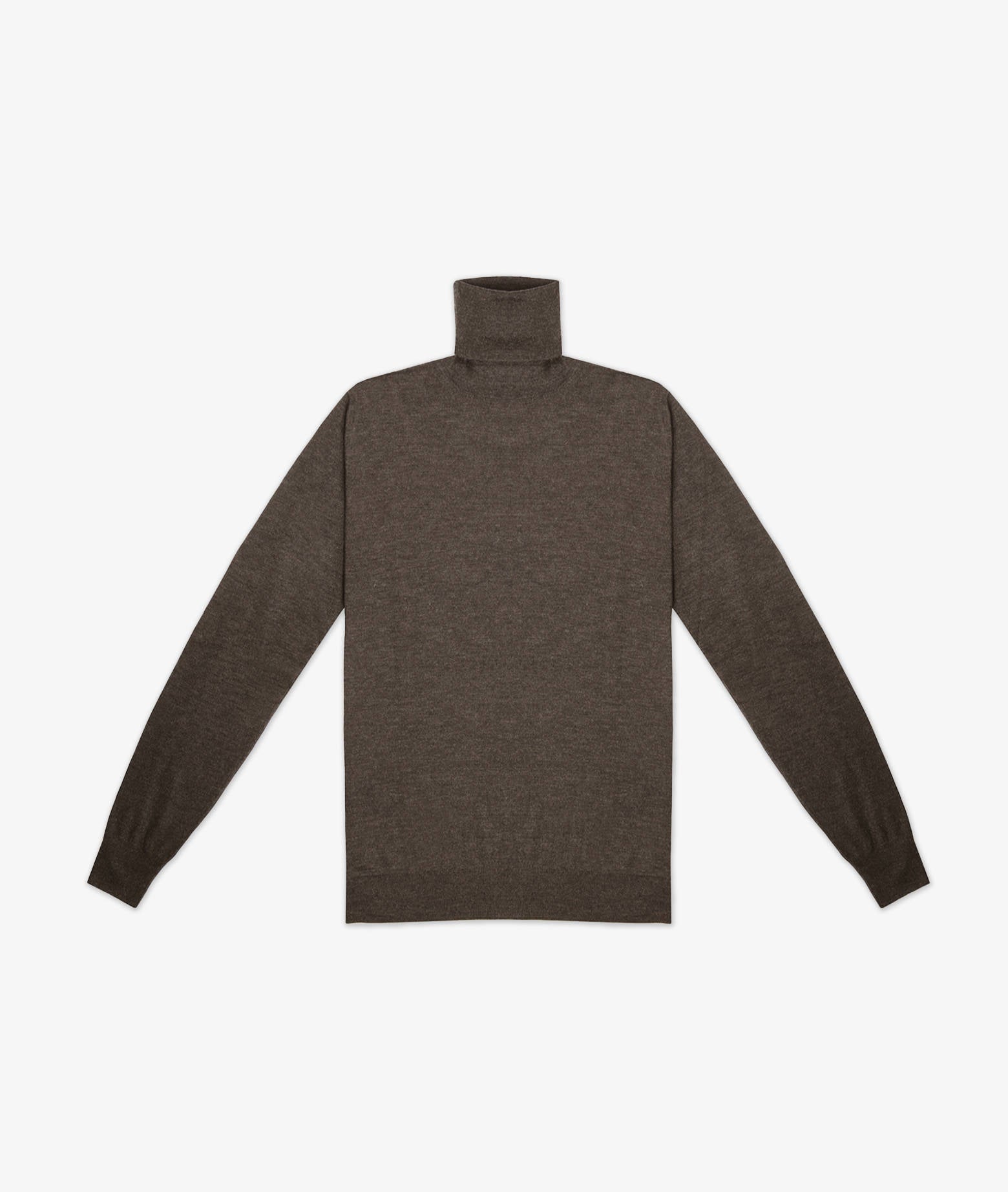 Turtleneck Cashmire And Silk Sweater Salisburgo Beige High Turtle Neck