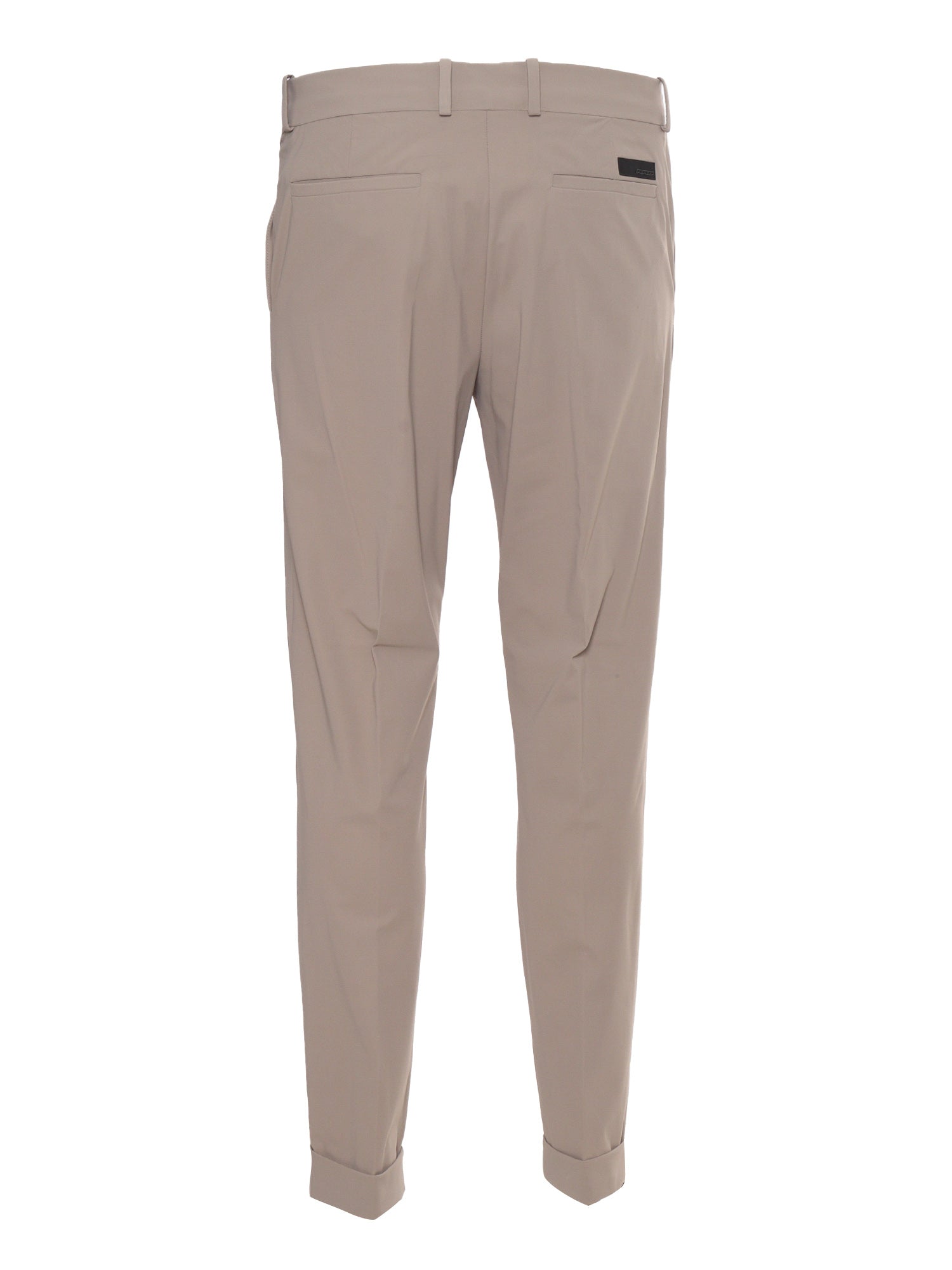 Beige chino trousers Grey Polyamide Elastane Pant