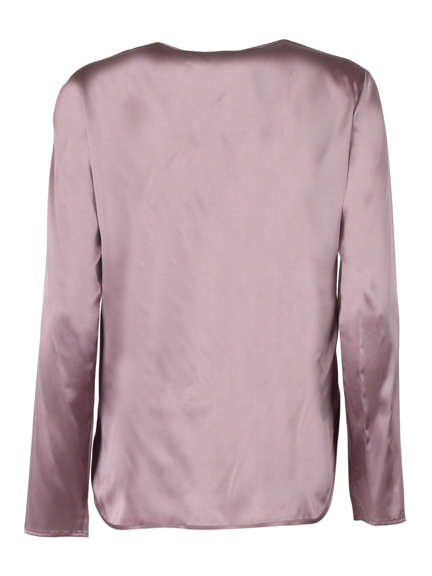 Blouse Purple Silk Elastane