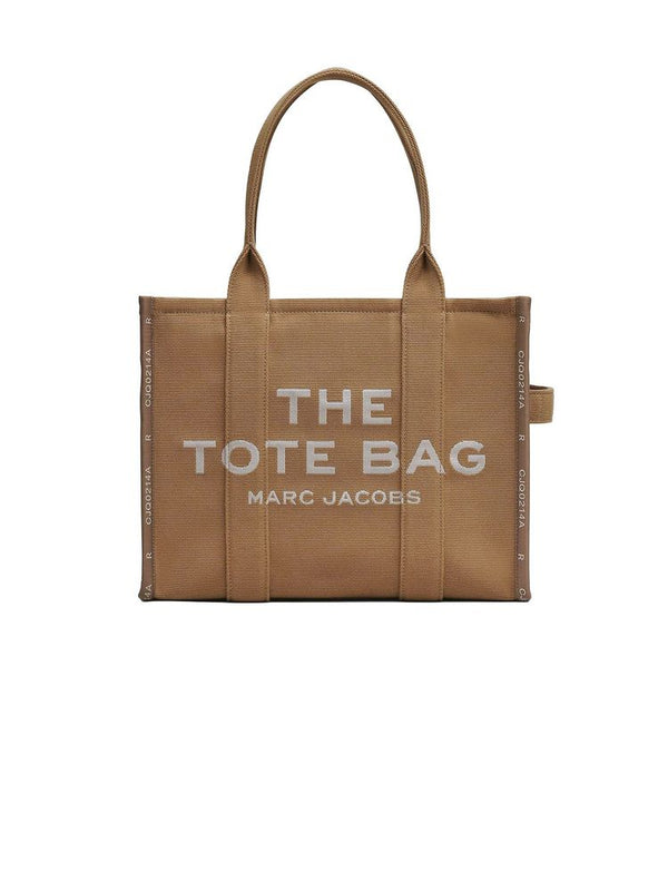 Marc Jacobs 100% Woven Jacquard tote bag in beige