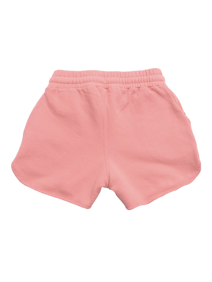 GARMENT DYED SHORT PINK - SOFT Cotton Lining Trackpants