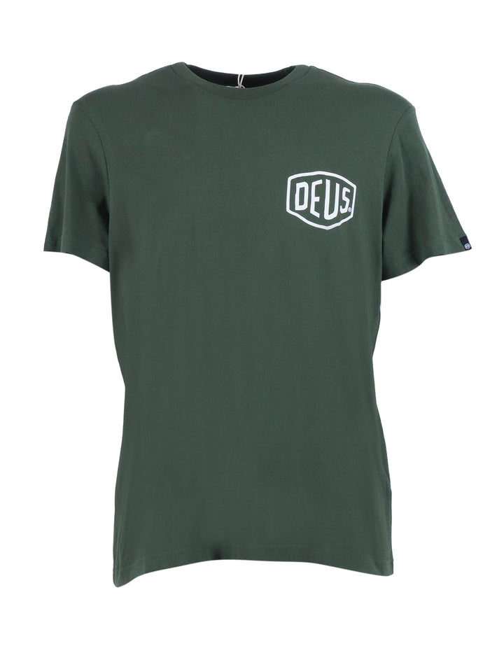 Venice Address Tee Green Organic Cotton Short Sleeves T-shirt