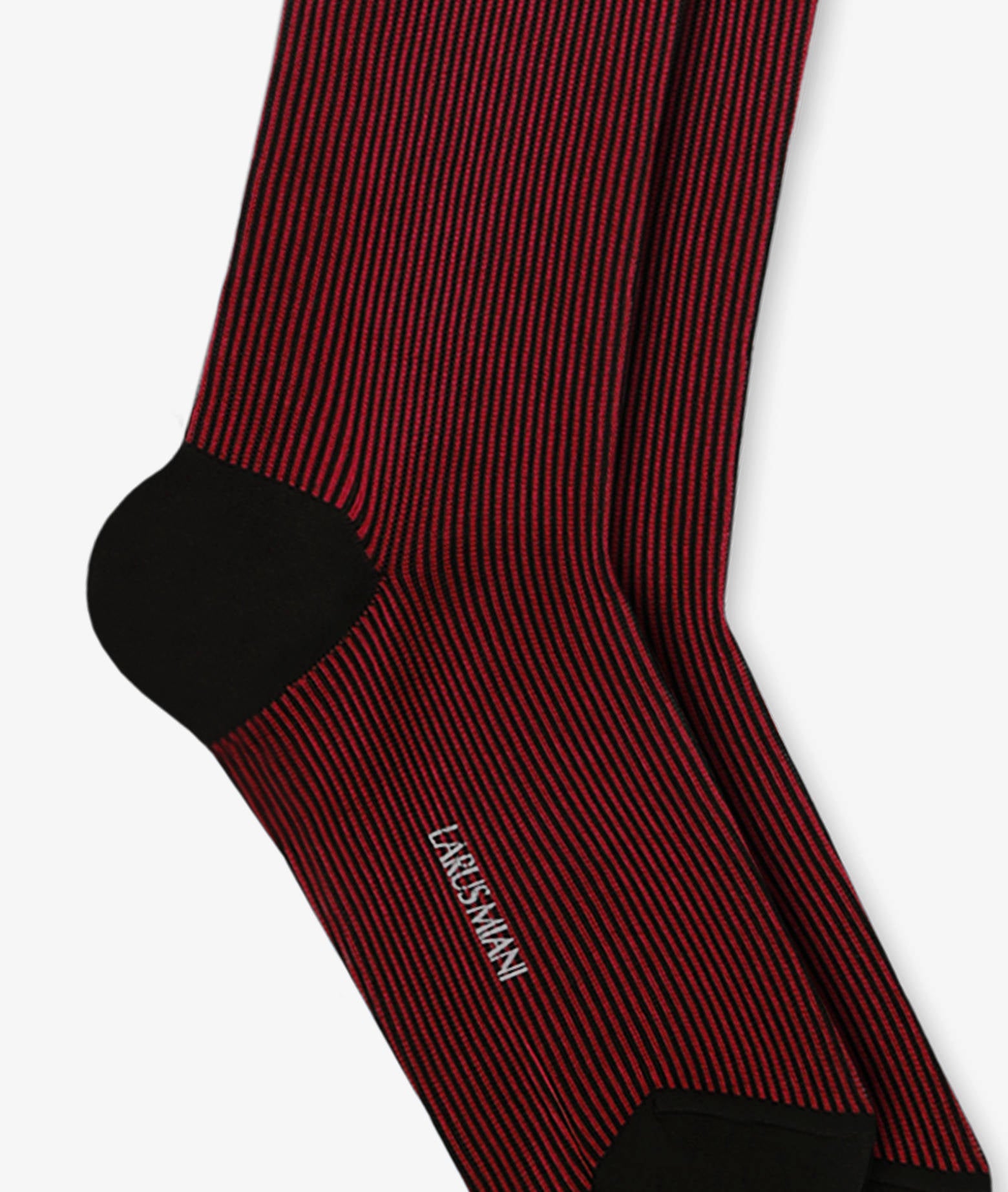 Long Striped Socks Red
