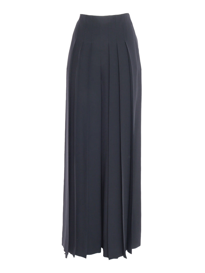 Pants Black Acetate Viscose